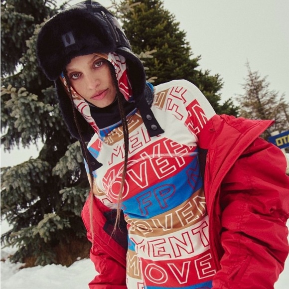 Free People Dawn to Dusk Printed Hoodie Size NWT - Picture 1 of 16